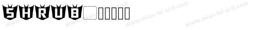 Shrub字体转换