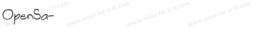 OpenSa字体转换