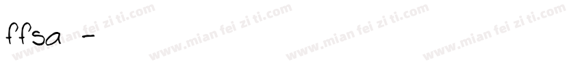 ffsa主字体转换