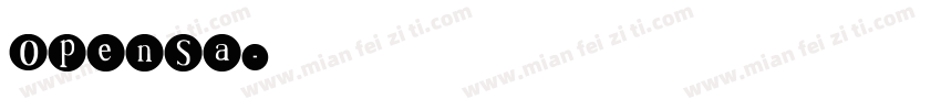 OpenSa字体转换