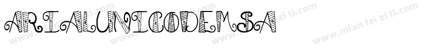 ArialUnicodeMSa字体转换