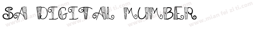 sa-digital-mumber字体转换