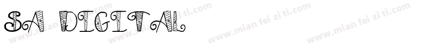 sa-digital字体转换