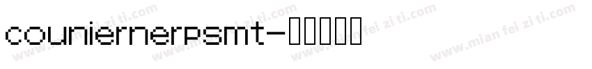 couniernerpsmt字体转换