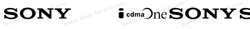 SonyEricssonLogo字体转换