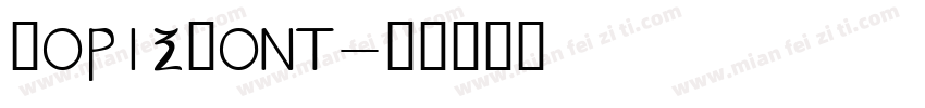 DoricFont字体转换