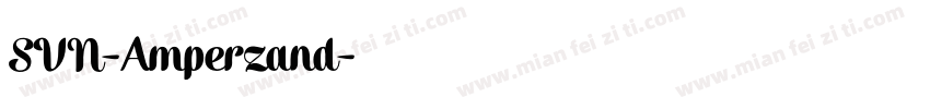 SVN-Amperzand字体转换