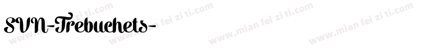 SVN-Trebuchets字体转换