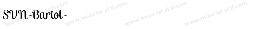 SVN-Bariol字体转换