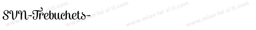 SVN-Trebuchets字体转换