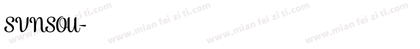 SVNSOU字体转换