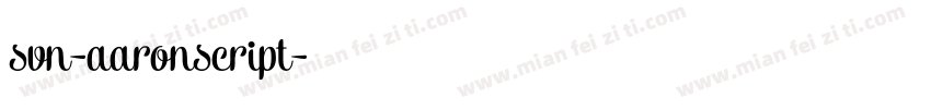 svn-aaronscript字体转换