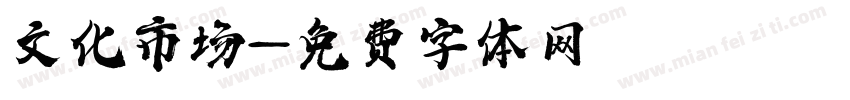 文化市场字体转换