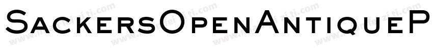 SackersOpenAntiquePr字体转换