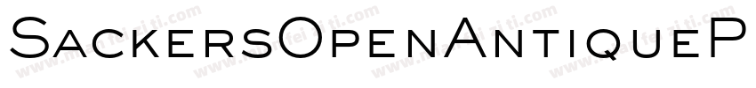 SackersOpenAntiquePr字体转换