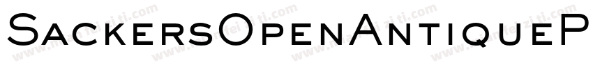 SackersOpenAntiquePr字体转换