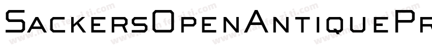 SackersOpenAntiquePr字体转换