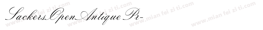 SackersOpenAntiquePr字体转换