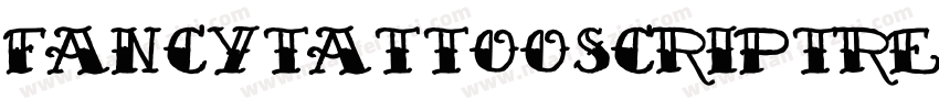 FancyTattooScriptRegular-50qV字体转换