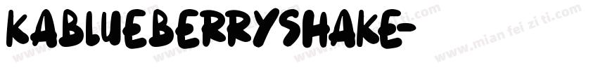 KABlueberryShake字体转换