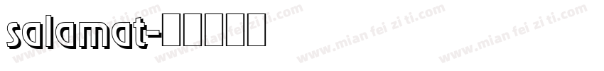 salamat字体转换