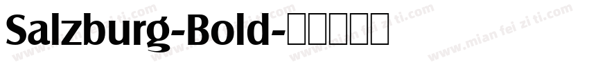 Salzburg-Bold字体转换