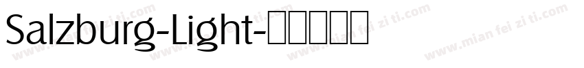 Salzburg-Light字体转换