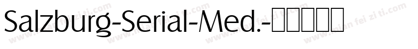 Salzburg-Serial-Med.字体转换