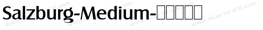Salzburg-Medium字体转换
