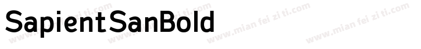 SapientSanBold字体转换