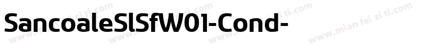 SancoaleSlSfW01-Cond字体转换