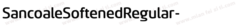 SancoaleSoftenedRegular字体转换