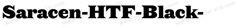 Saracen-HTF-Black字体转换