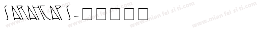 SarahCaps字体转换
