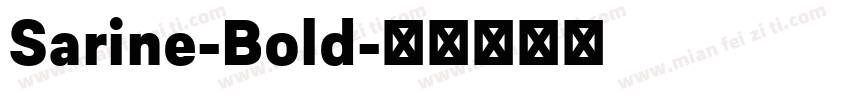 Sarine-Bold字体转换