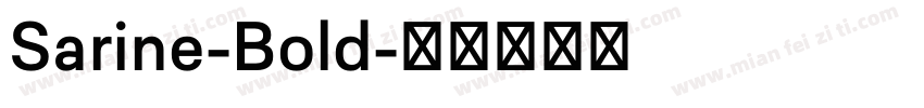 Sarine-Bold字体转换