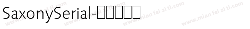 SaxonySerial字体转换