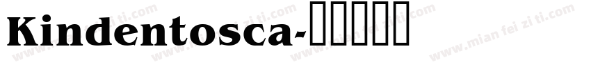 Kindentosca字体转换