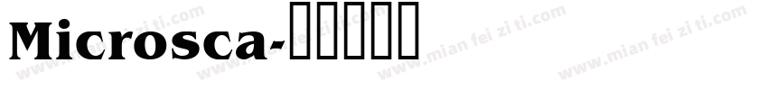 Microsca字体转换