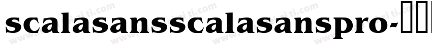 scalasansscalasanspro字体转换