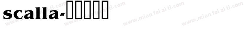 scalla字体转换
