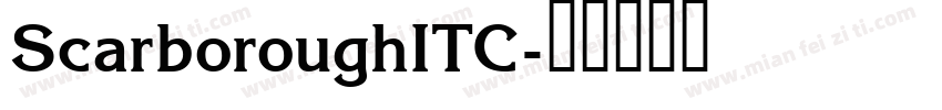 ScarboroughITC字体转换