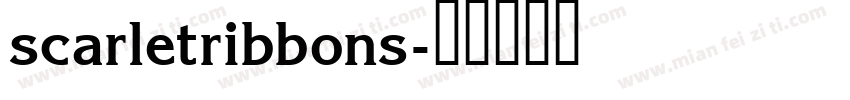 scarletribbons字体转换