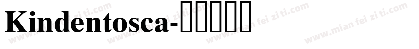 Kindentosca字体转换