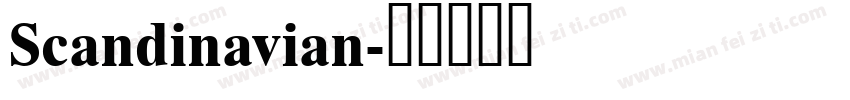 Scandinavian字体转换