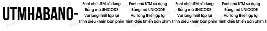 UTMHabano字体转换