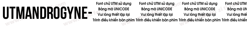 utmandrogyne字体转换