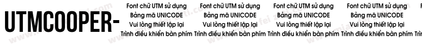 utmcooper字体转换