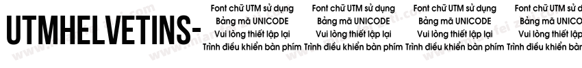 utmhelvetins字体转换