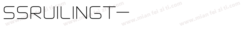 SSRuiLingT字体转换